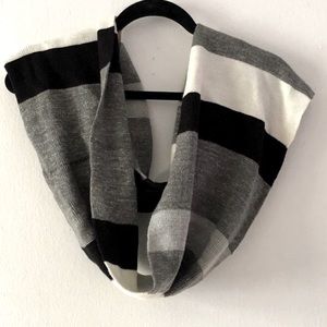 New York & Company Tri-Colored Infinity Scarf